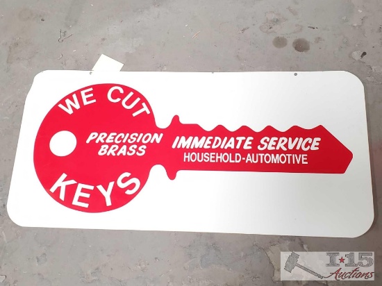 Precision Brass Key Sign