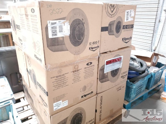 12 JBL Control 200 Series Speakers