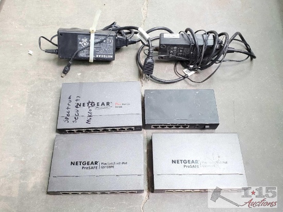 4 Switches and 2 Power Cords