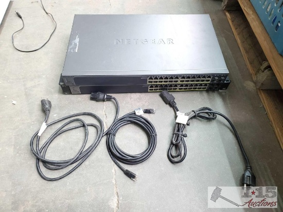 2 Netgear ProSAFE Switches