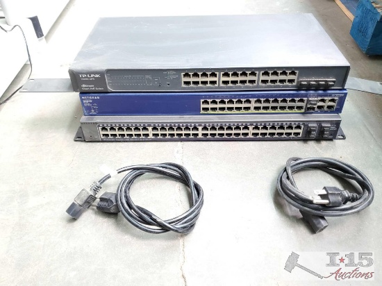 2 Netgear Switches and 1 JetStream Switch