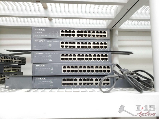 5 TP-LINK 24 Port Gigabit Switches