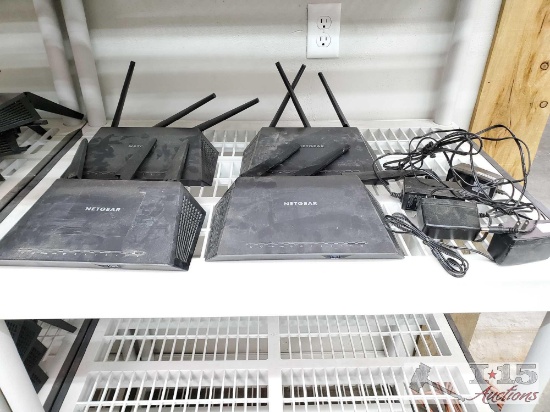 4 Netgear Nighthawk WiFi Routers