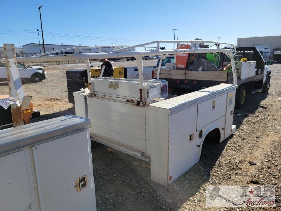 Service Body Truck Bed With Contractors Rack