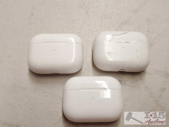 3 Apple AirPod Pros with Cases
