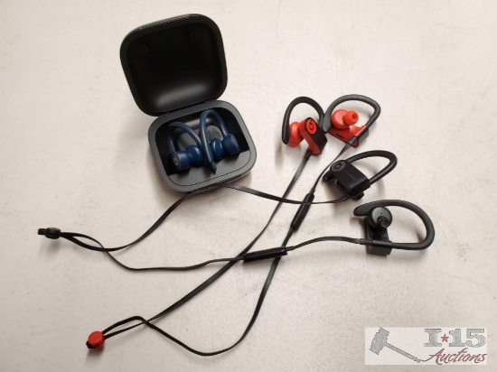 Power Beats Pro with Charging Case and (2) Power Beats 3