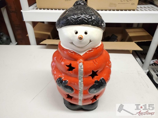 Snowman Porch Decor