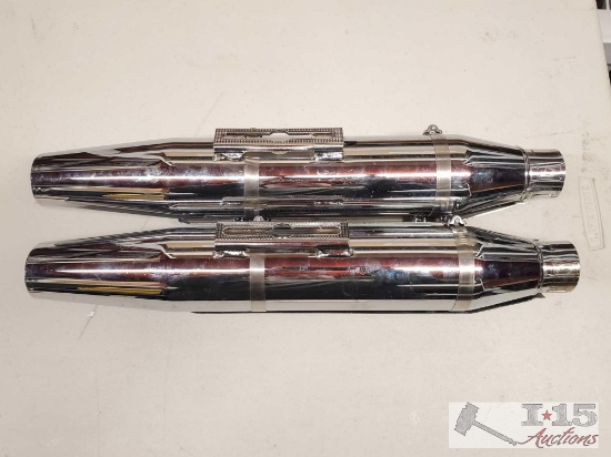 (2) Harley Davidson Exhaust Pipes