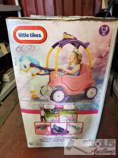 Little Tikes Princess Horse and Carriage