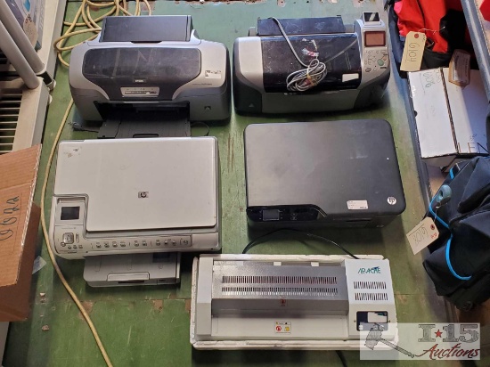 4 Printers and 1 Laminator
