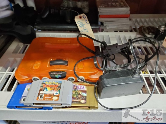 Nintendo 64, Games, and AC Power Supply