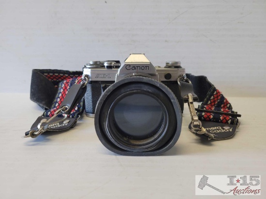 Canon AE-1 Camera With Ambico Camera Caddy
