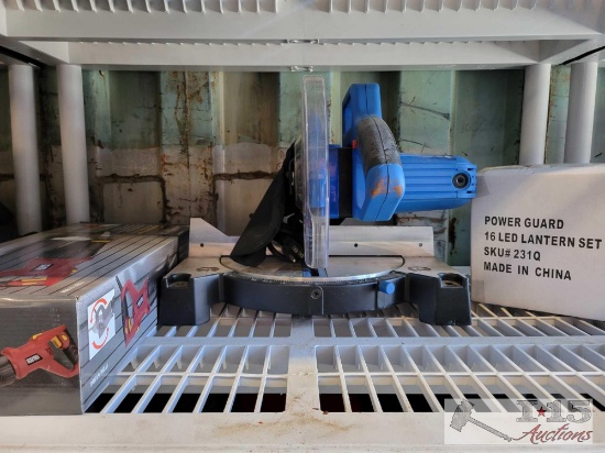 Reciprocating Saw, Compound Mitre Saw, And LED Lanterns