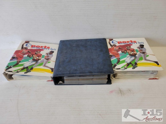 Athlete Statistics Books And Racecar/Monster Truck Trading Cards