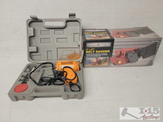 Chicago Electric Belt Sander And Soldering Iron