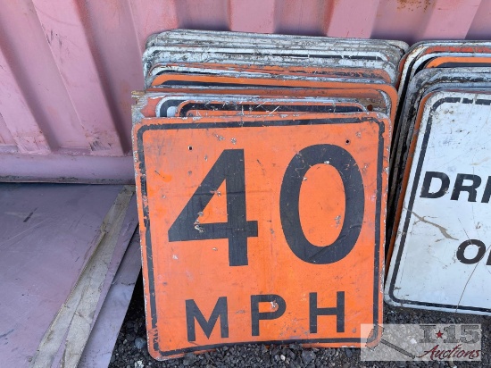 Assortment Of Traffic Signs