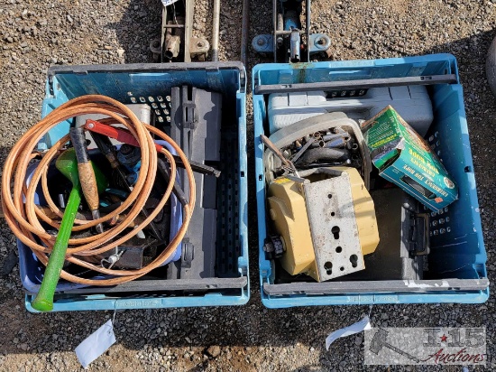 Assortment of Tools, Tool Boxes and More