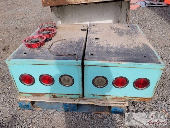 (2) Undermount Truck Tool Boxes