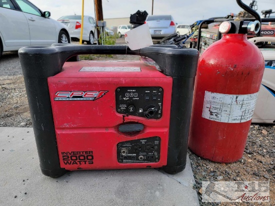CPE Power Sports Inverter 2000 Watts and Kiddie Dual Spectrum Fire Extinguisher