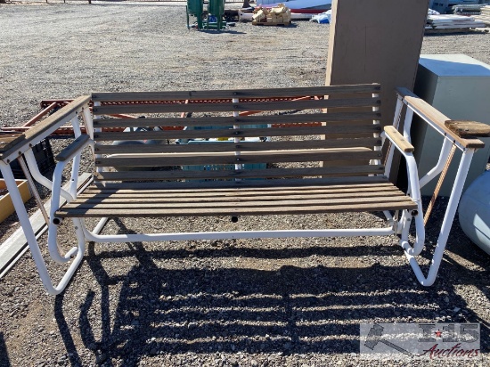 Wooden Swing Bench