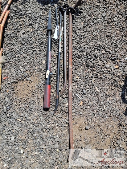 (4) Crowbars and Slide Log Splitter