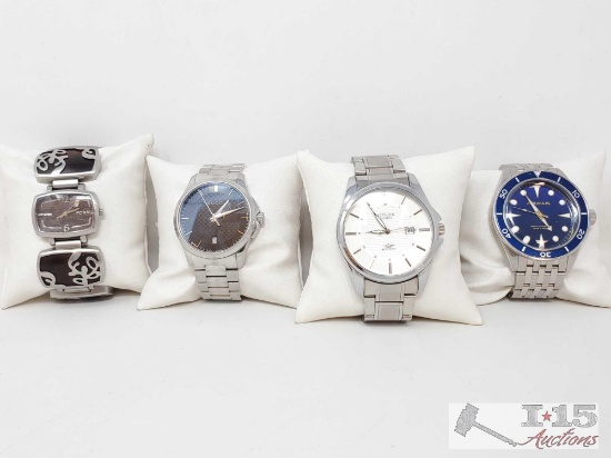 Aquinus, Citizen, Gucci, and Fossil Watches