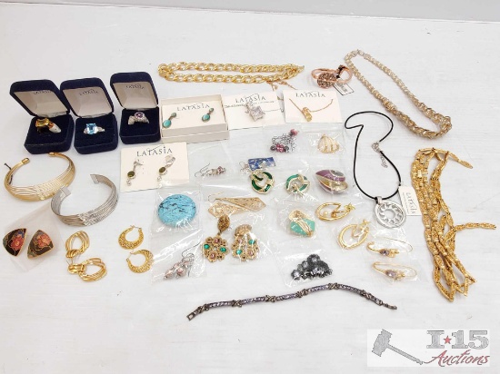 Earrings, Rings, Necklaces, and More