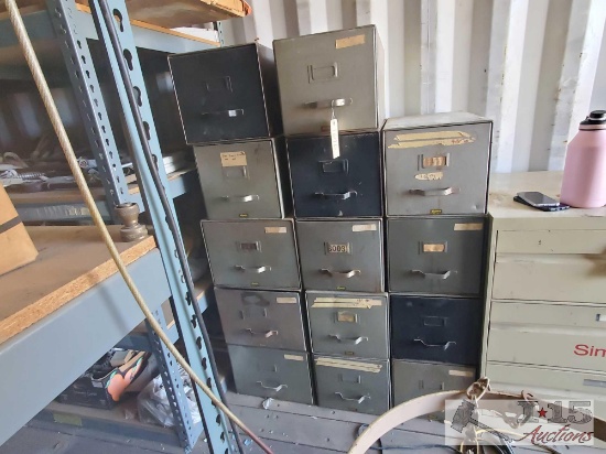 Filing Cabinets with Books, Magazines, and More