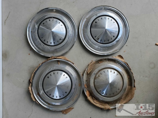 (4) Mercury Hub Caps