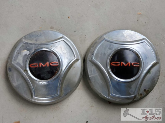 (2) GMC Hub Caps