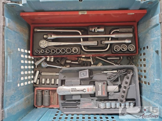 Ratchet Set, Cordless Power Wrench, Screwdrivers, Sockets & More