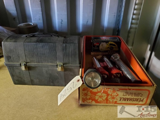 Tool Box and Flashlights