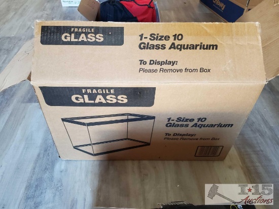 1 Size 10 Glass Aquarium in Original Box