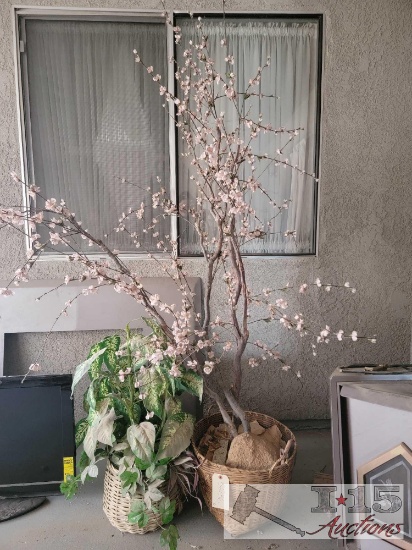 (2) Decorative Artificial Plants