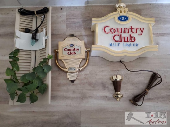 Country Club Malt Liquor Neon Light