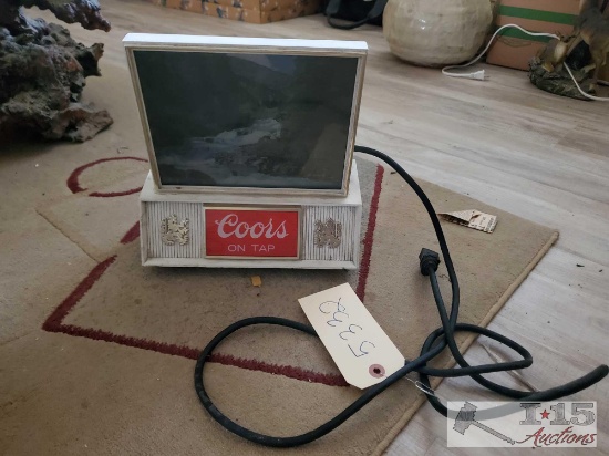 Coors Electric Sign