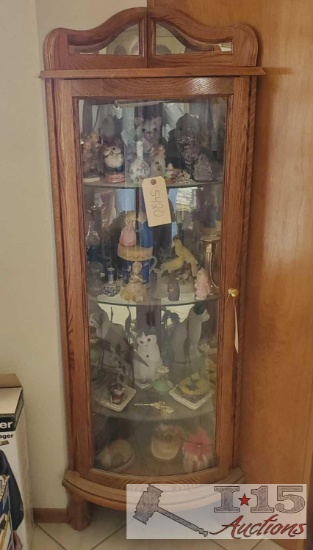 Corner Display Cabinet