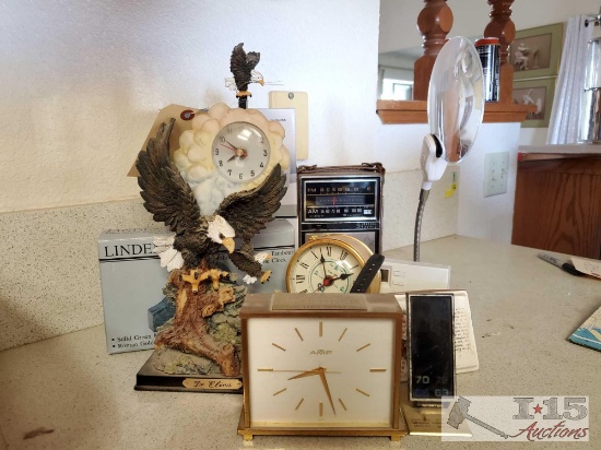 Clocks, Vintage Radio, Security System and More