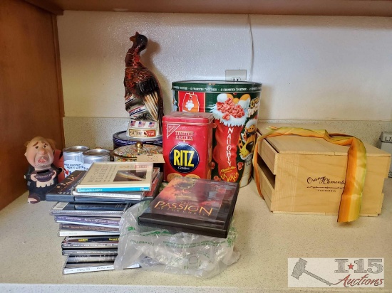Containers, Figurines, Crate, CDs and More