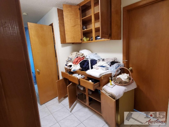 Fabrics, Towels, Ironing Board, Trunk and More