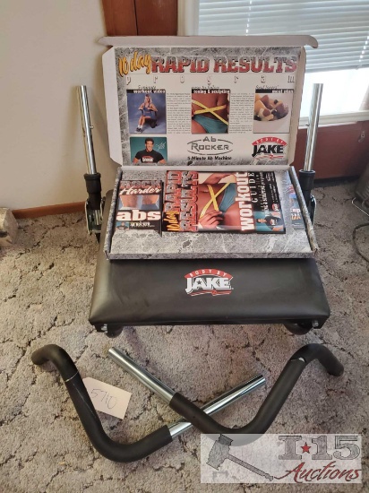 Ab Rocker Workout Machine with Program Information