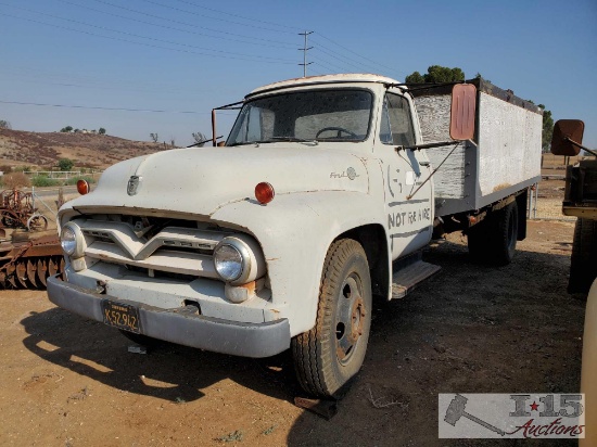 1955 Ford F-600, Hyd. Dump Bed., Original V-8, 1.5 Ton. 2nd Owner