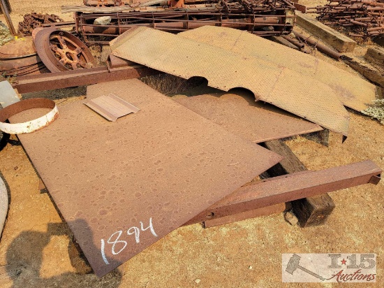 Sheets of Steel, I-Beam and Misc Metal