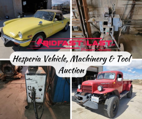 Hesperia Vehicles, Machinery, Tools