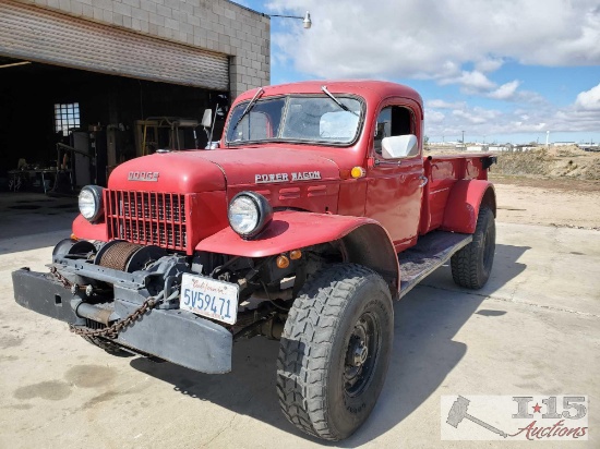 1948 Dodge Power Wagon 4x4 Truck - See Video!