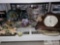 Mahogany Wood Mantle Clock And More