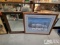 Framed Art Work and Mirror