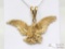 14k Gold Eagle Pendant, 10.2g