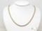 14k Gold Twisted Rope Chain, 3.4g