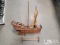 Wooden Sailboat Model